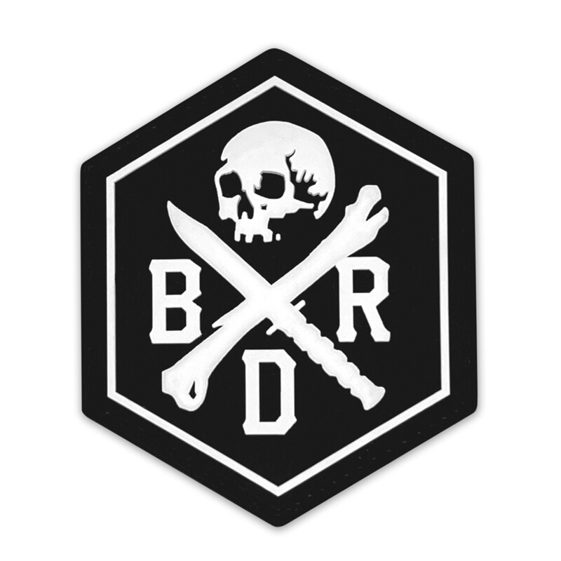 BRD HEX SKULL PATCH