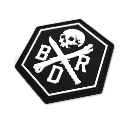 BRD HEX SKULL PATCH