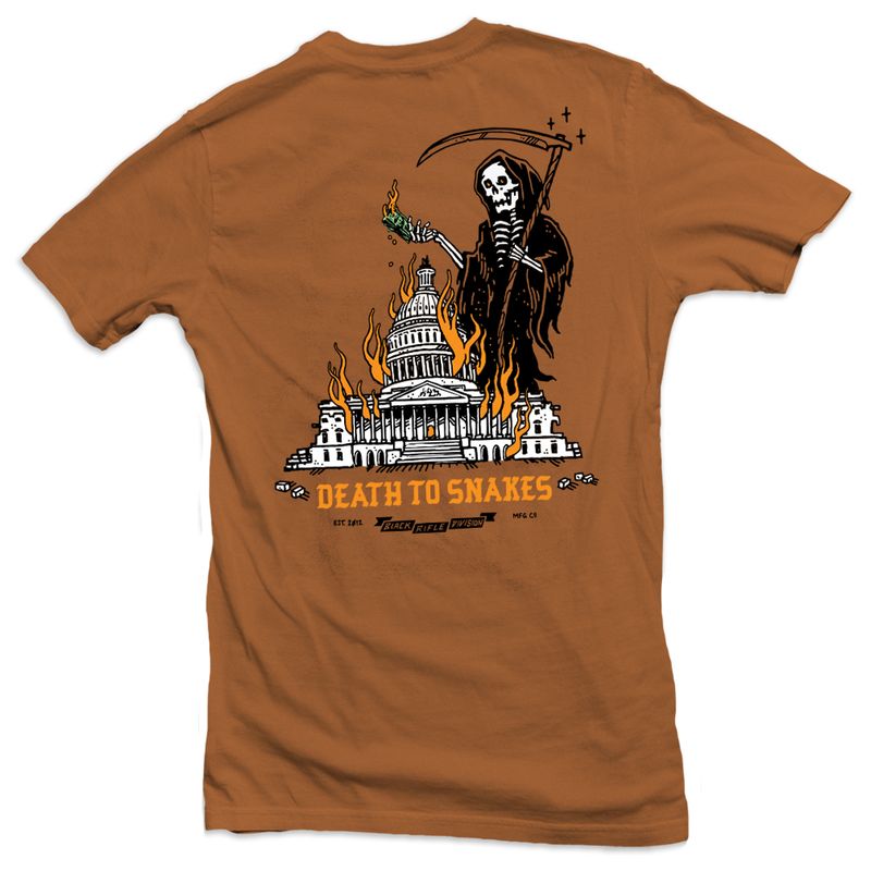 DEATH TO SNAKES T-SHIRT