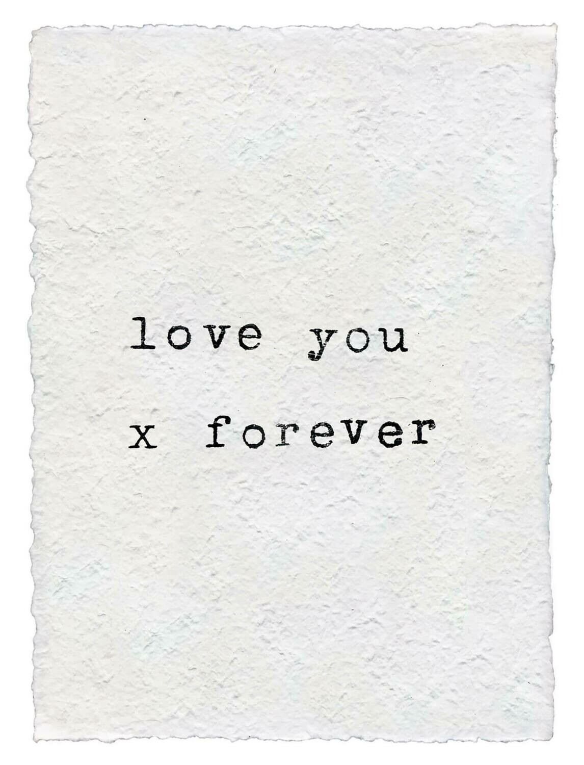 12x16 Love You Forever /111