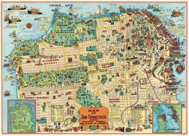 San Francisco Map-SF2 /#17