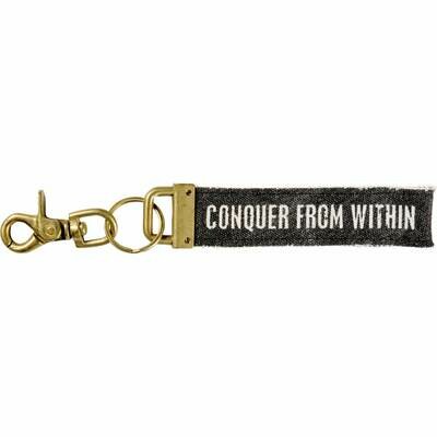 Conquer Canvas Keychain /105715