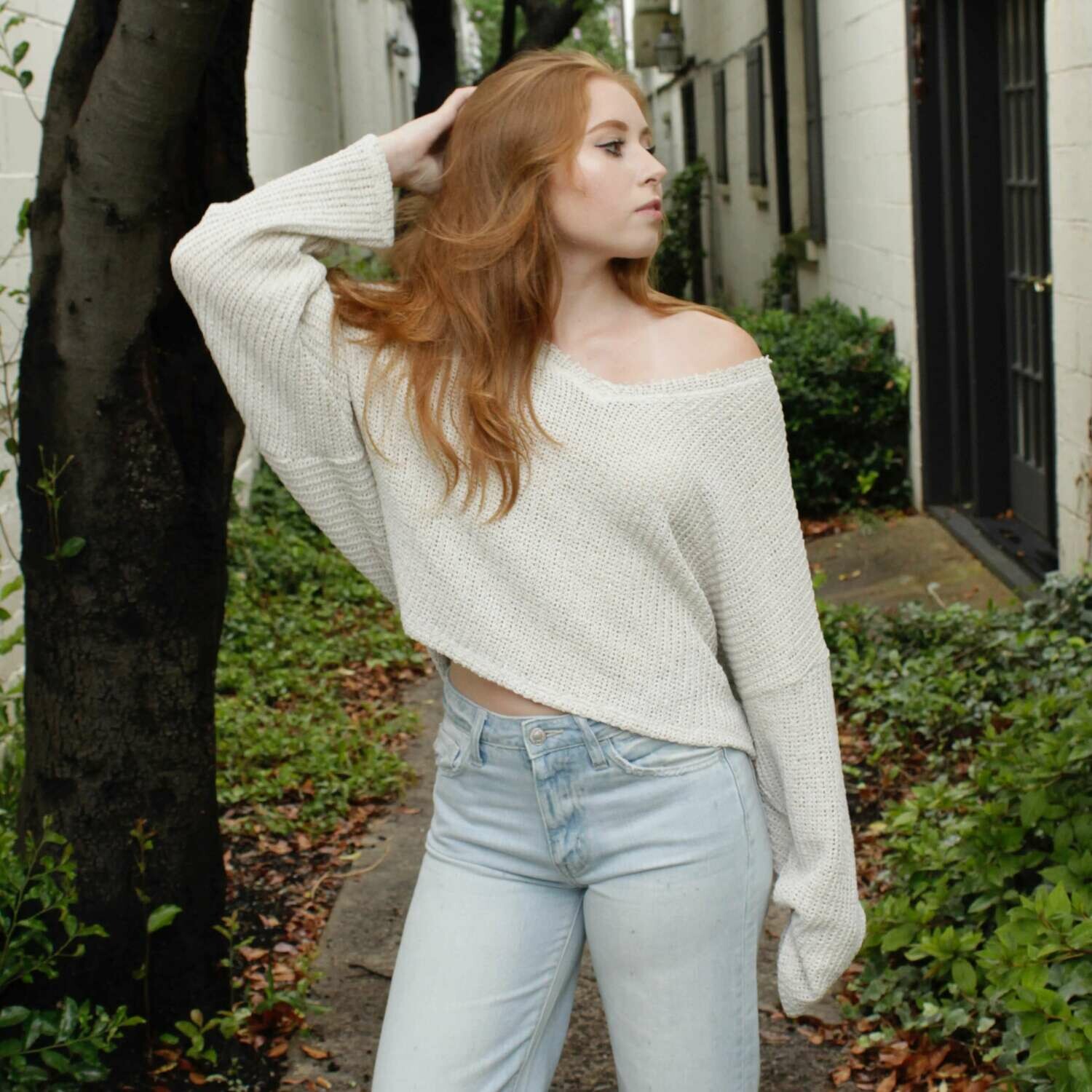 Natural Loose Fit Sweater