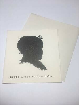 Apology Mini Card & Envelope