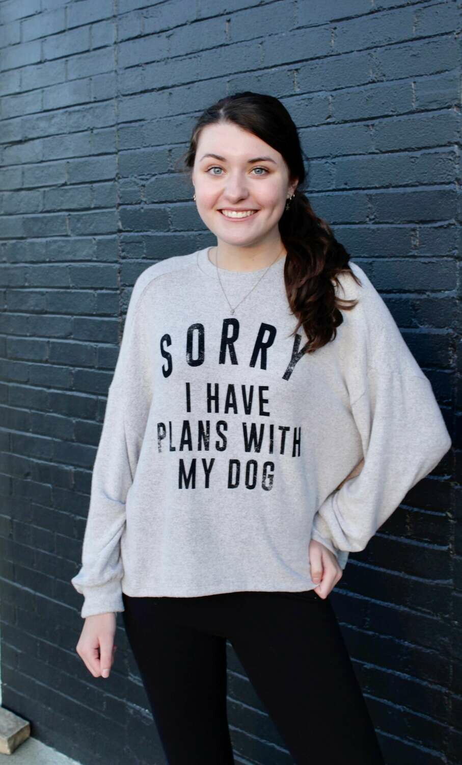 "Plans With My Dog" Sweatshirt