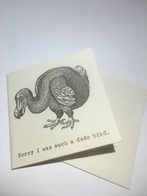 Mini Card -Dodo