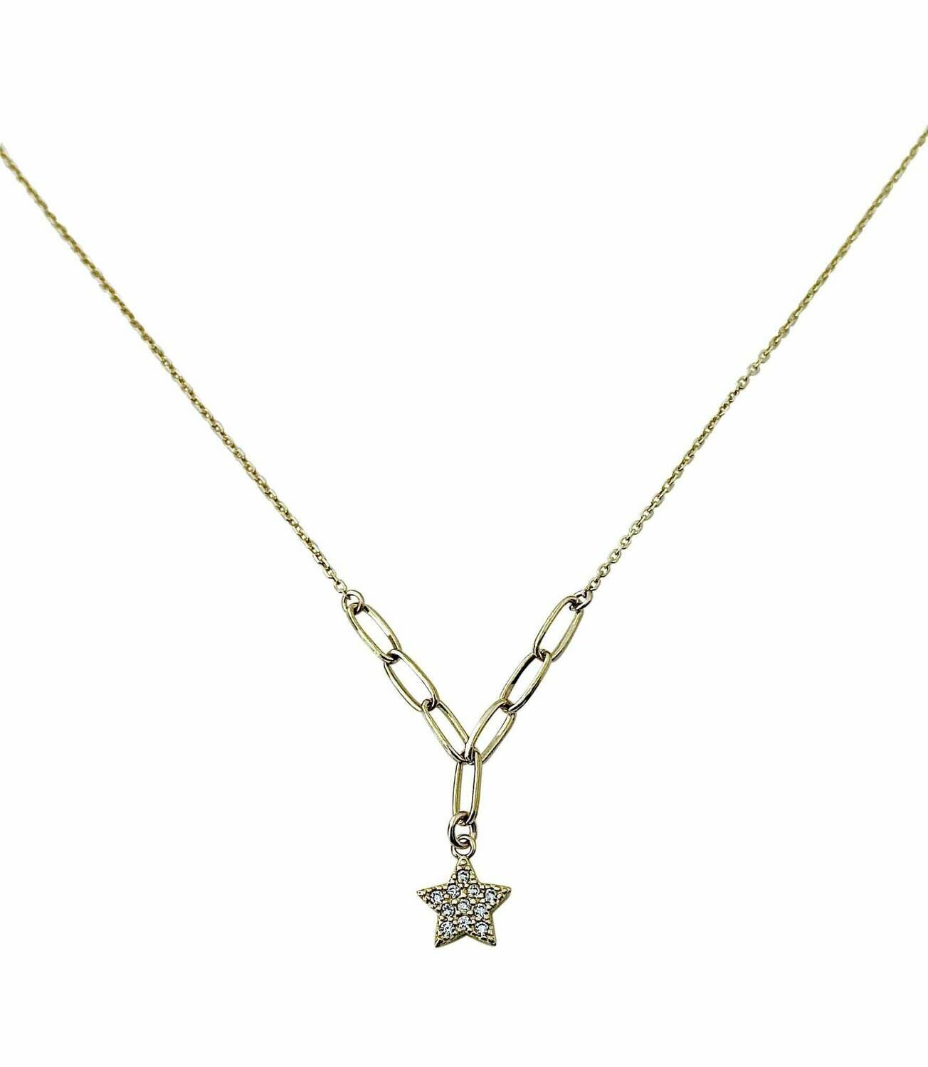Cz Star Necklace