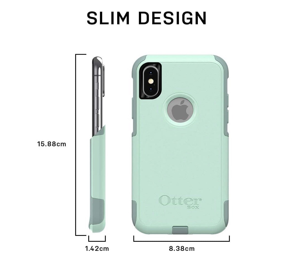 OtterBox iPhone XR Commuter Series, Ocean Way (Aqua/Aquifer)