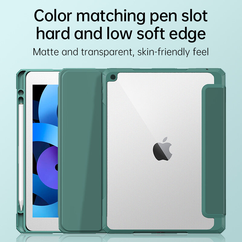 Choetech iPad 10.2&quot; (2019/2020) Leather Case with Integrated Magnetic Pen Buckle