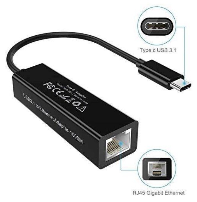 Choetech Adapter USB-C to Ethernet RJ45