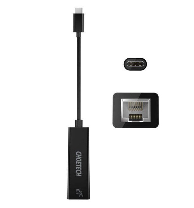Choetech Adapter USB-C to Ethernet RJ45