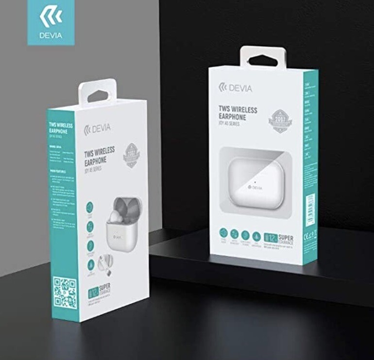 Devia TWS Wireless Earphone Joy A5, White