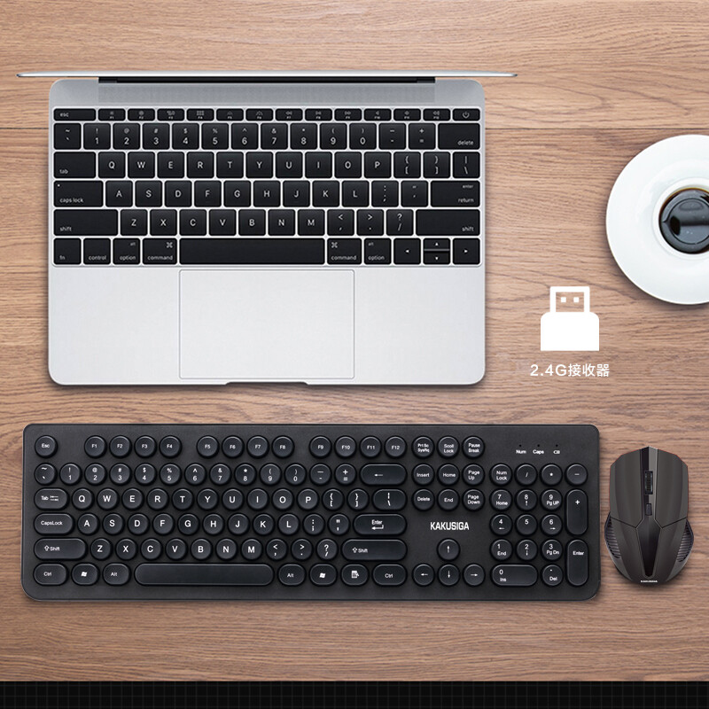 Kaku Smart Wireless Keyboard, Black, KSC-464 JIANYA