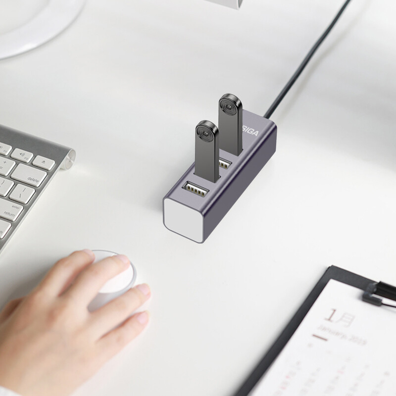 Kaku Four-Port Usb Splitter, Black, KSC-383 YILIAN