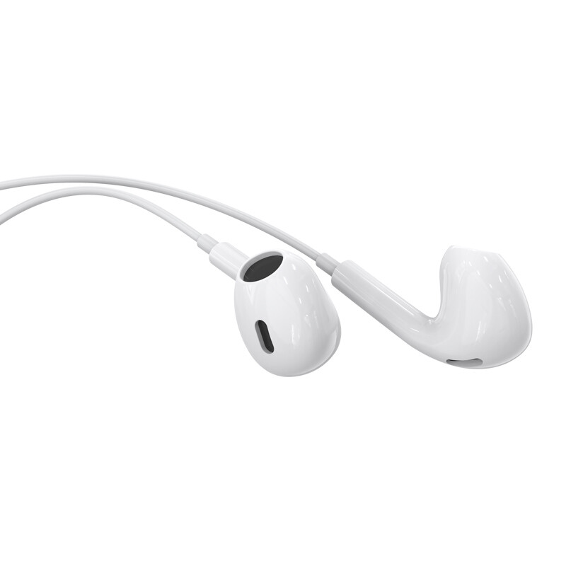 Kaku KSC-697 HAOYUN Type-C Wired Control Earphone with Mic, White