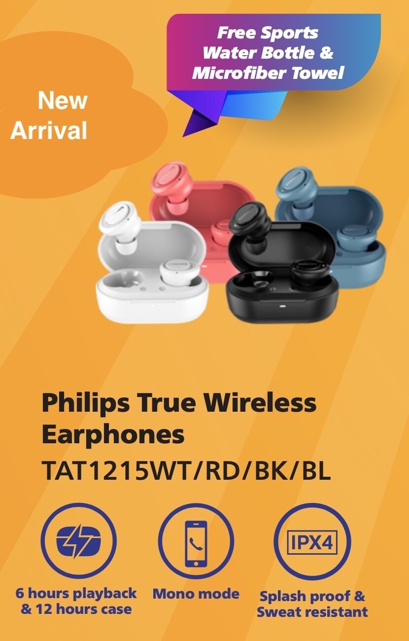 TWS (1000 Series) 6 hours playback &amp; 12 hours case IPX 4, Voice Assist, Mono Mod