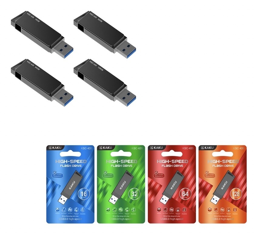 Kaku High Speed Flash Disk (64G), Black, KSC-435 RUIQI