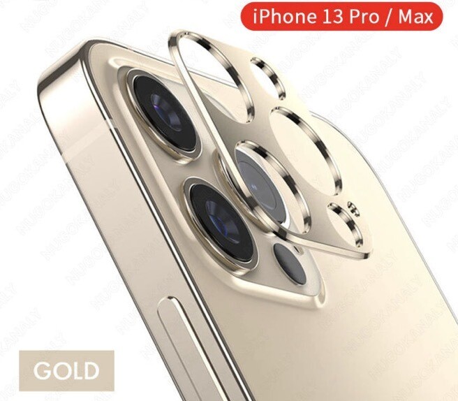TDG LZ iPhone 13 Pro Max Rear Camera Lens Metal Protector (Lens Protector)