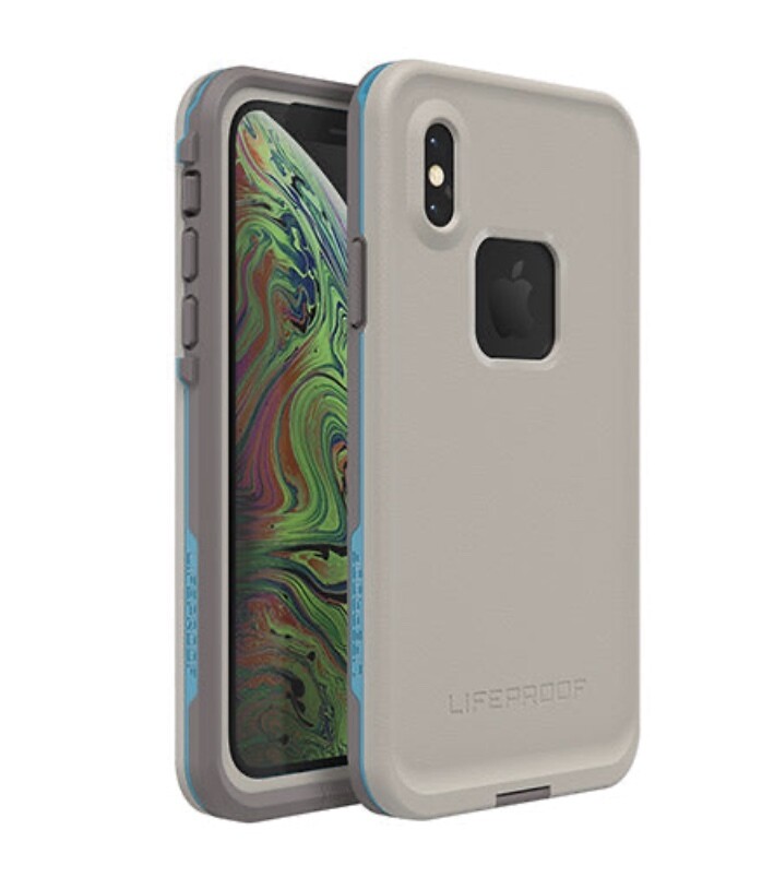 LifeProof iPhone Xs Fre Series, Body Surf (Cement/Gargoyle/Ocean)