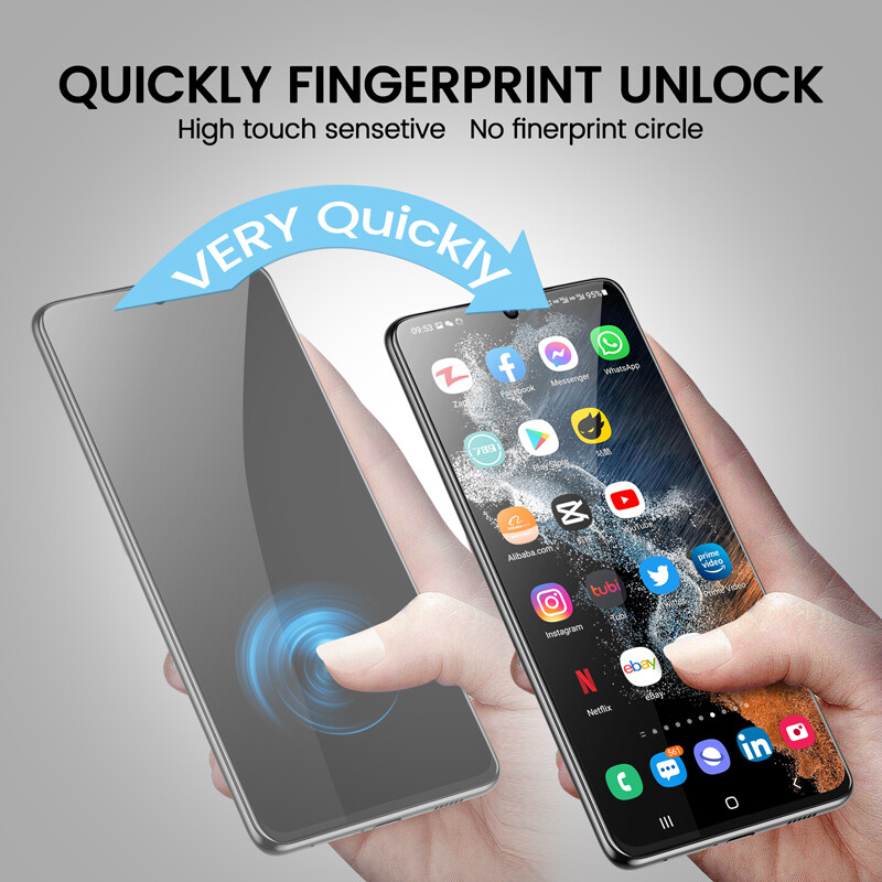309666-TDG Samsung S22+ 6.6&quot; Tempered Glass,