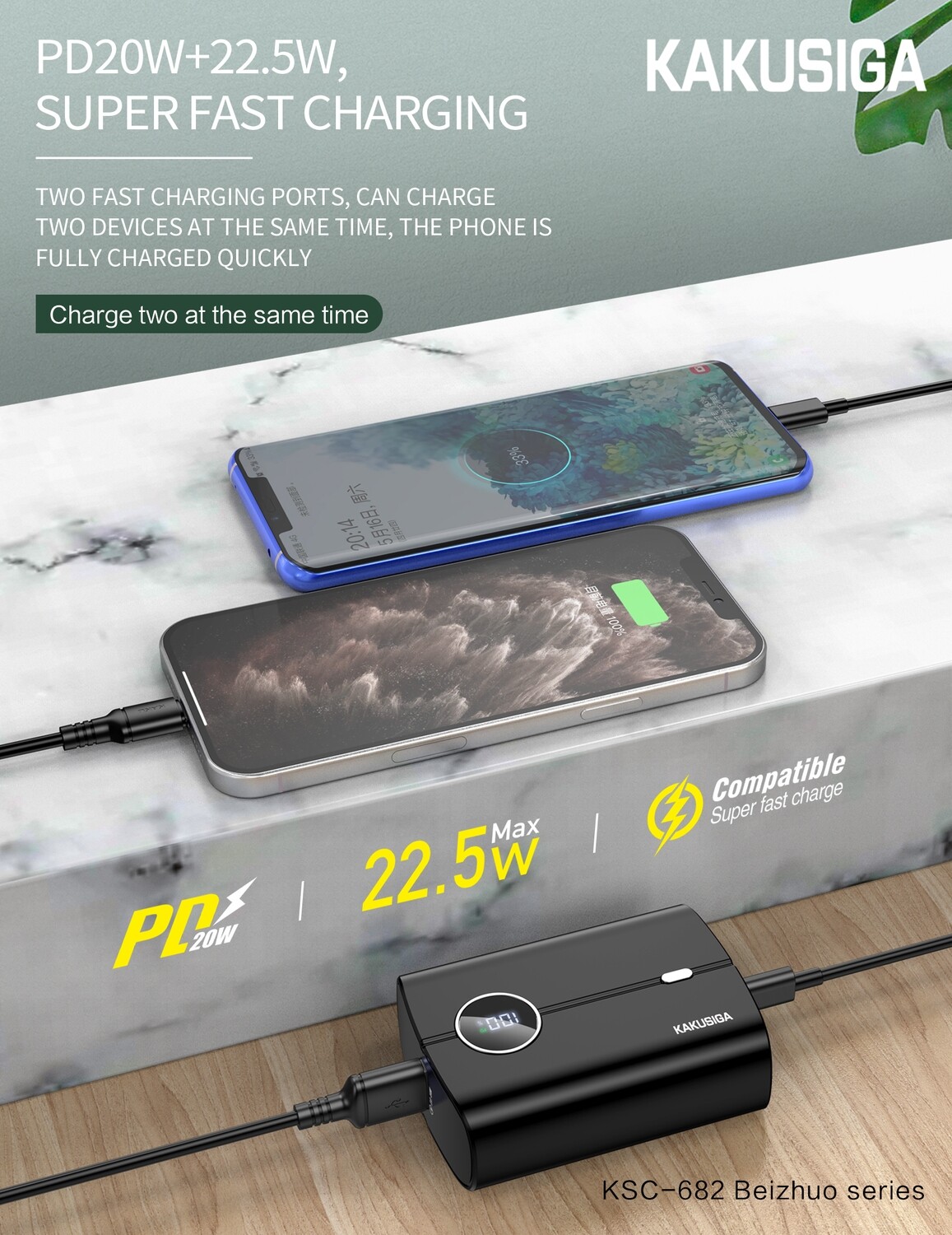 Kaku KSC-682 PD 10,000mAh blk