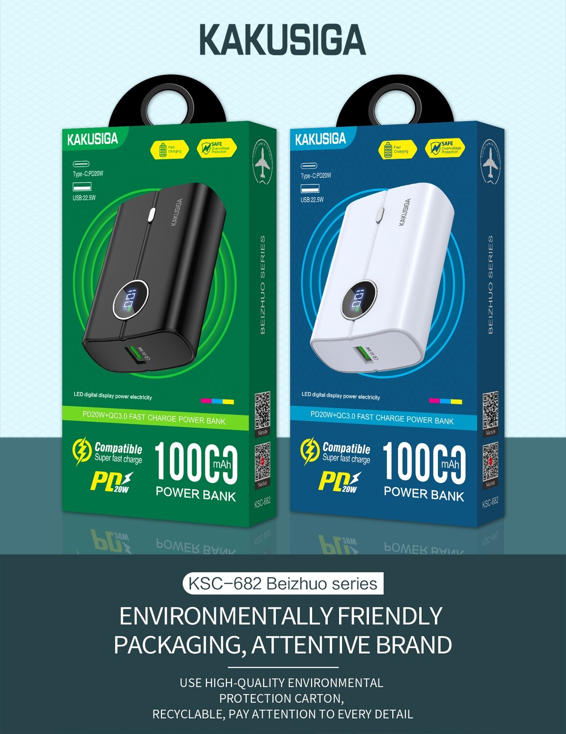 Kaku KSC-682 PD 10,000mAh blk