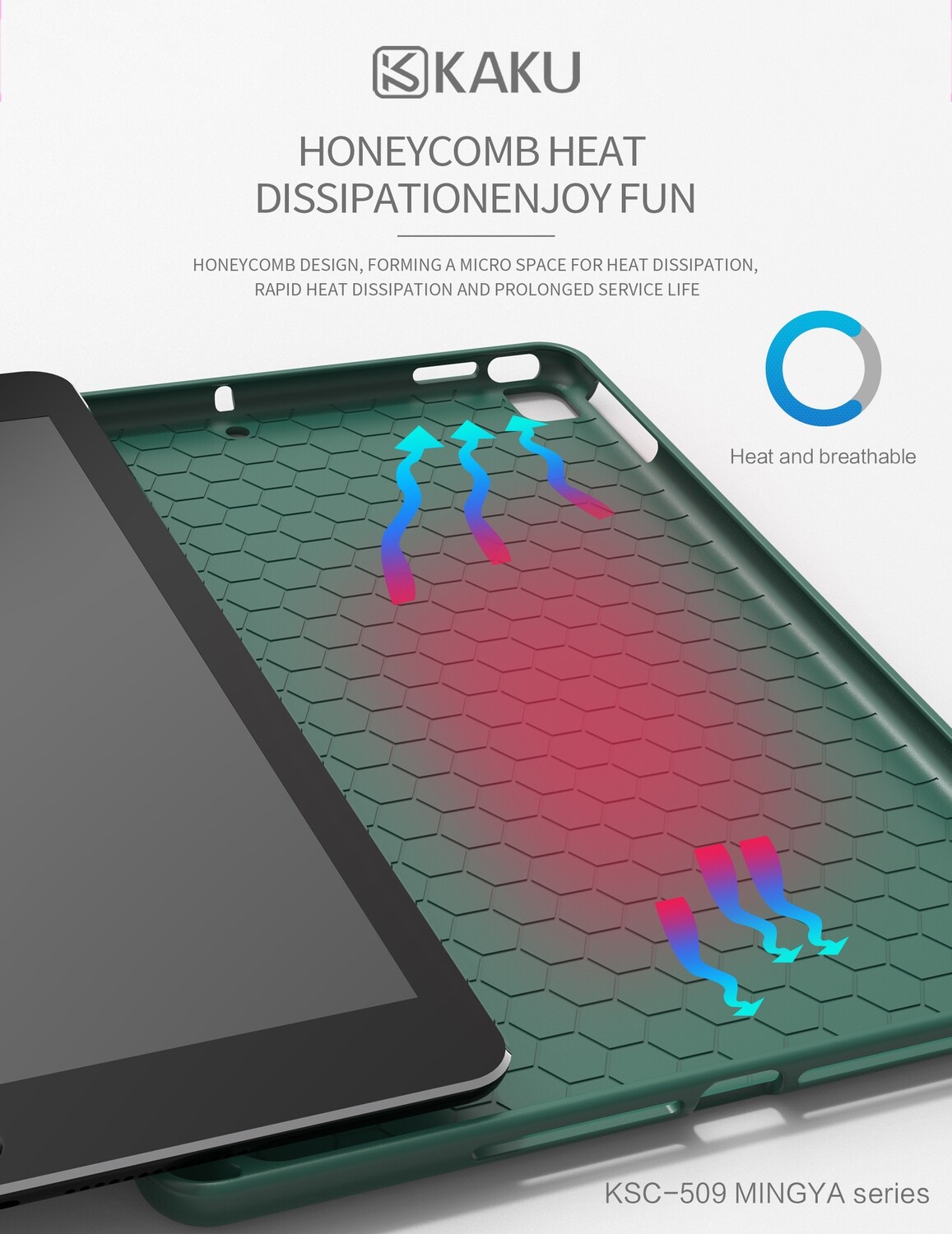 Kaku iPad Pro 11 2021, Black, MINGYA