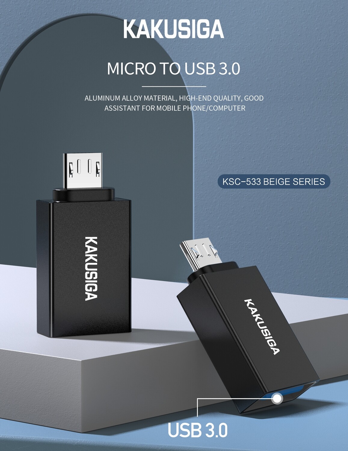 Kaku Micro OTG Adapter, Black