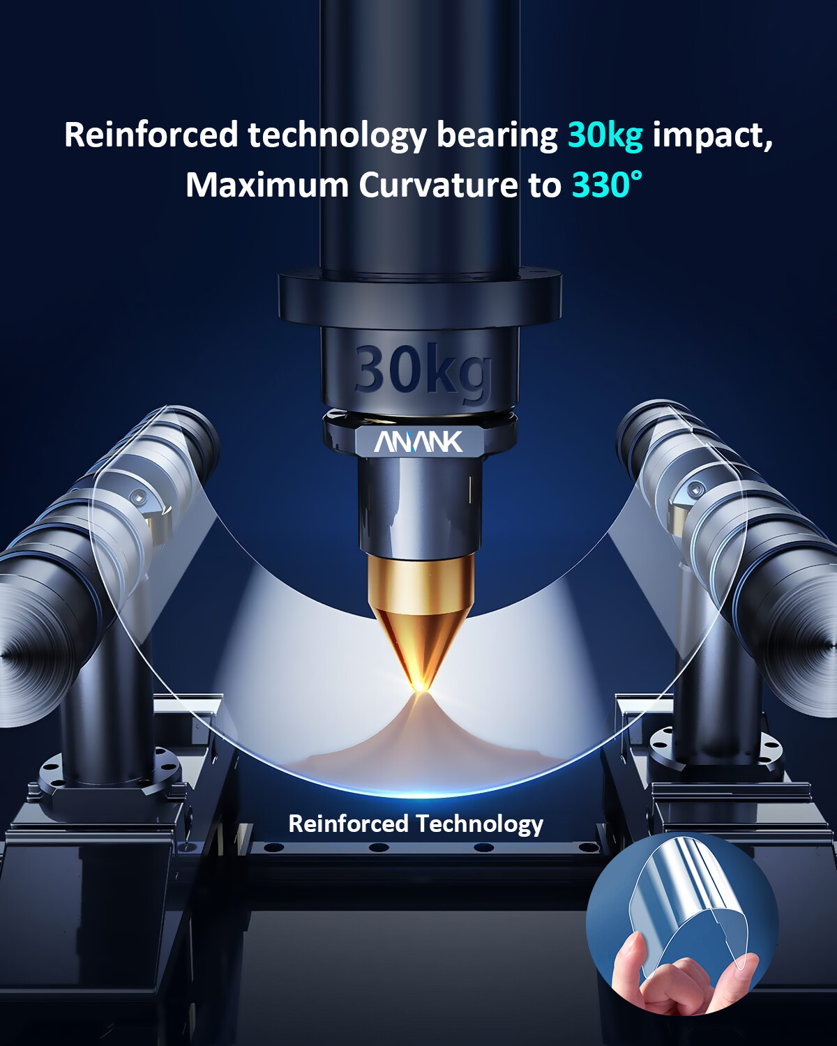 Anank iPhone 13 Pro Max/14 Plus 2.5D Reinforced Ed