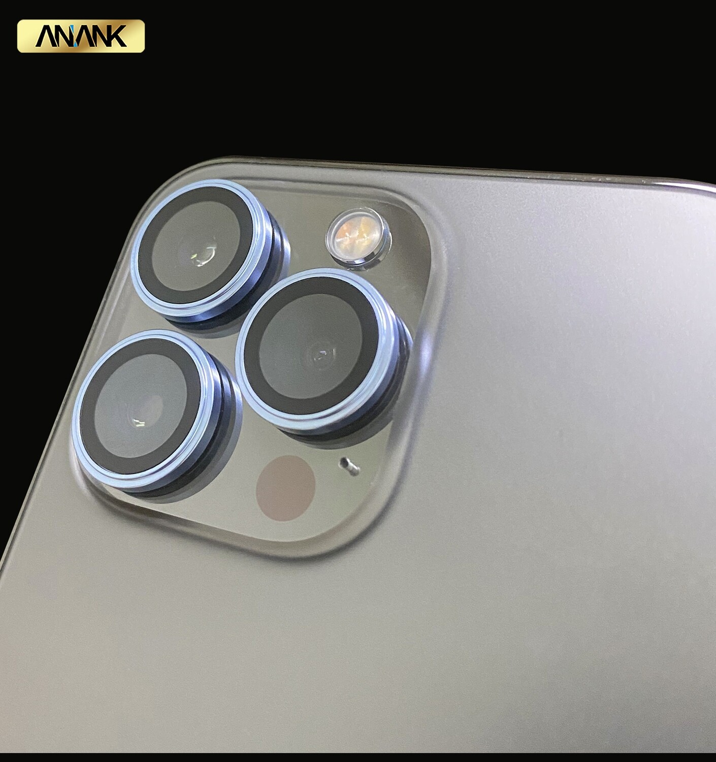 Anank iPhone 13 Pro AR Circle Lens Guard, Blue