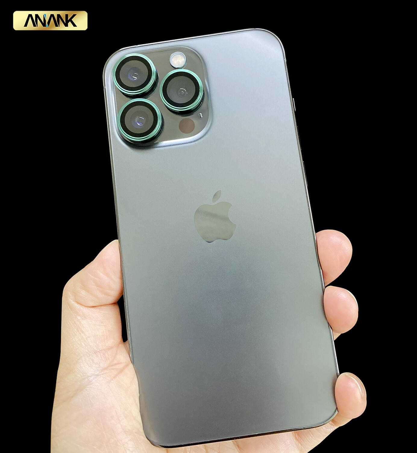 Anank iPhone 13 Pro/13 Pro Max AR Circle Lens Guard, Alpine Green
