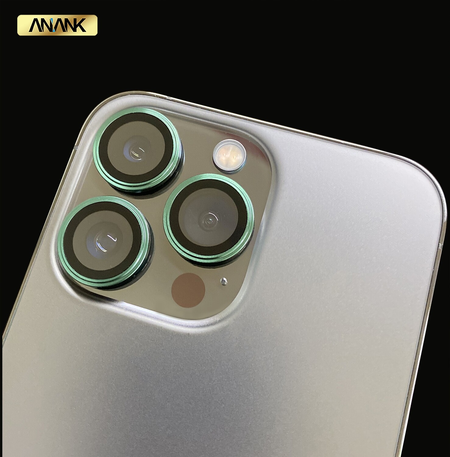 Anank iPhone 13 Pro/13 Pro Max AR Circle Lens Guard, Alpine Green
