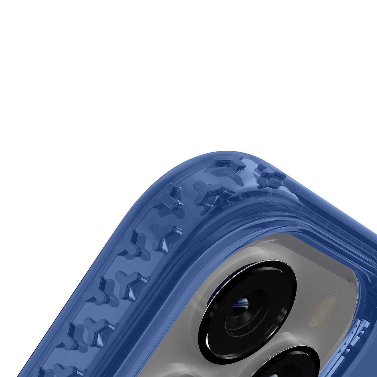 Incipio iPhone 13 Pro Grip, Classic Blue/Clear