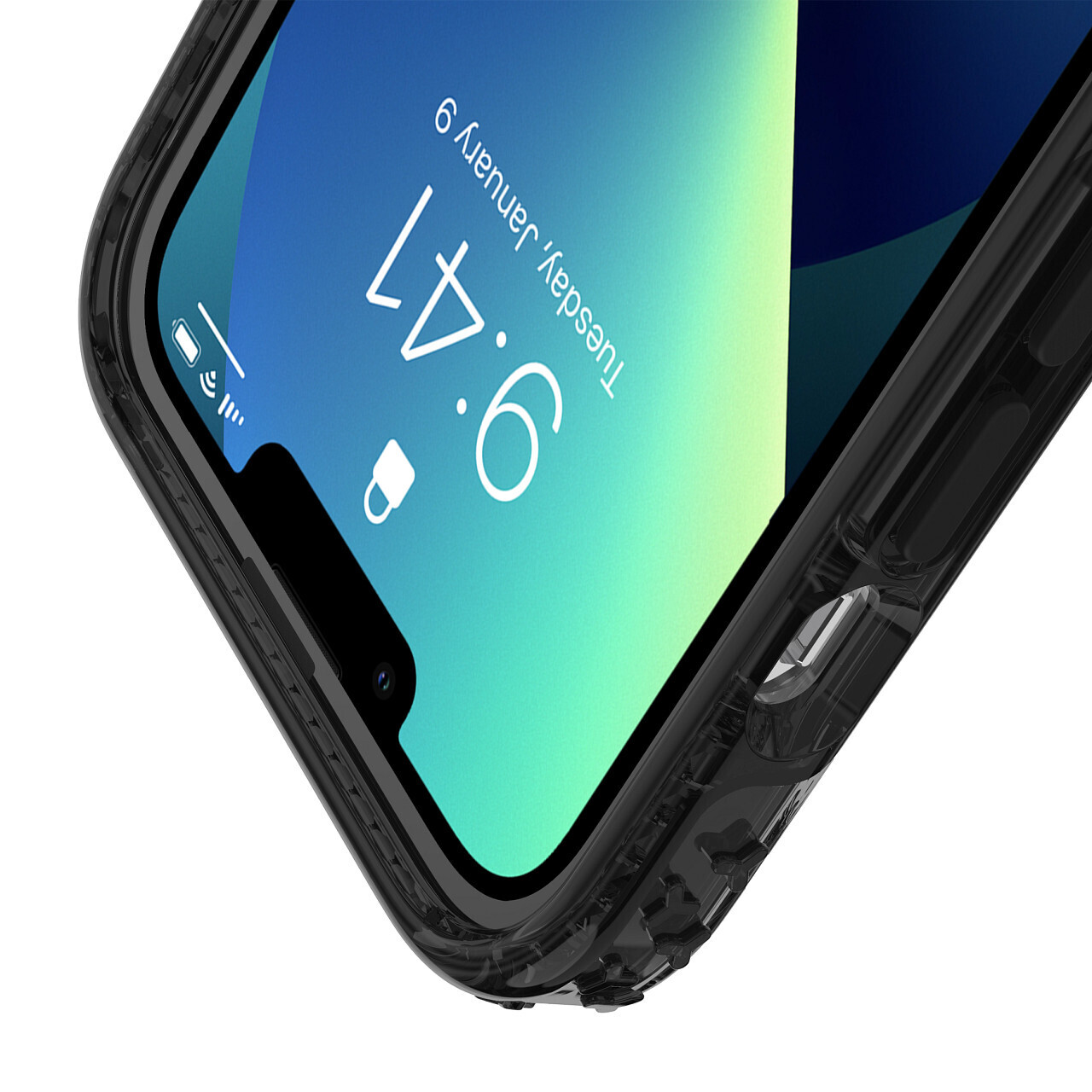 Incipio iPhone 13 Pro  Grip, Black/Clear