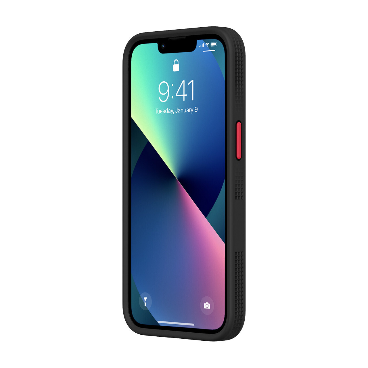 Incipio iPhone 13 Pro Optum, Meteor Gray/Raven Gray/Lava Red