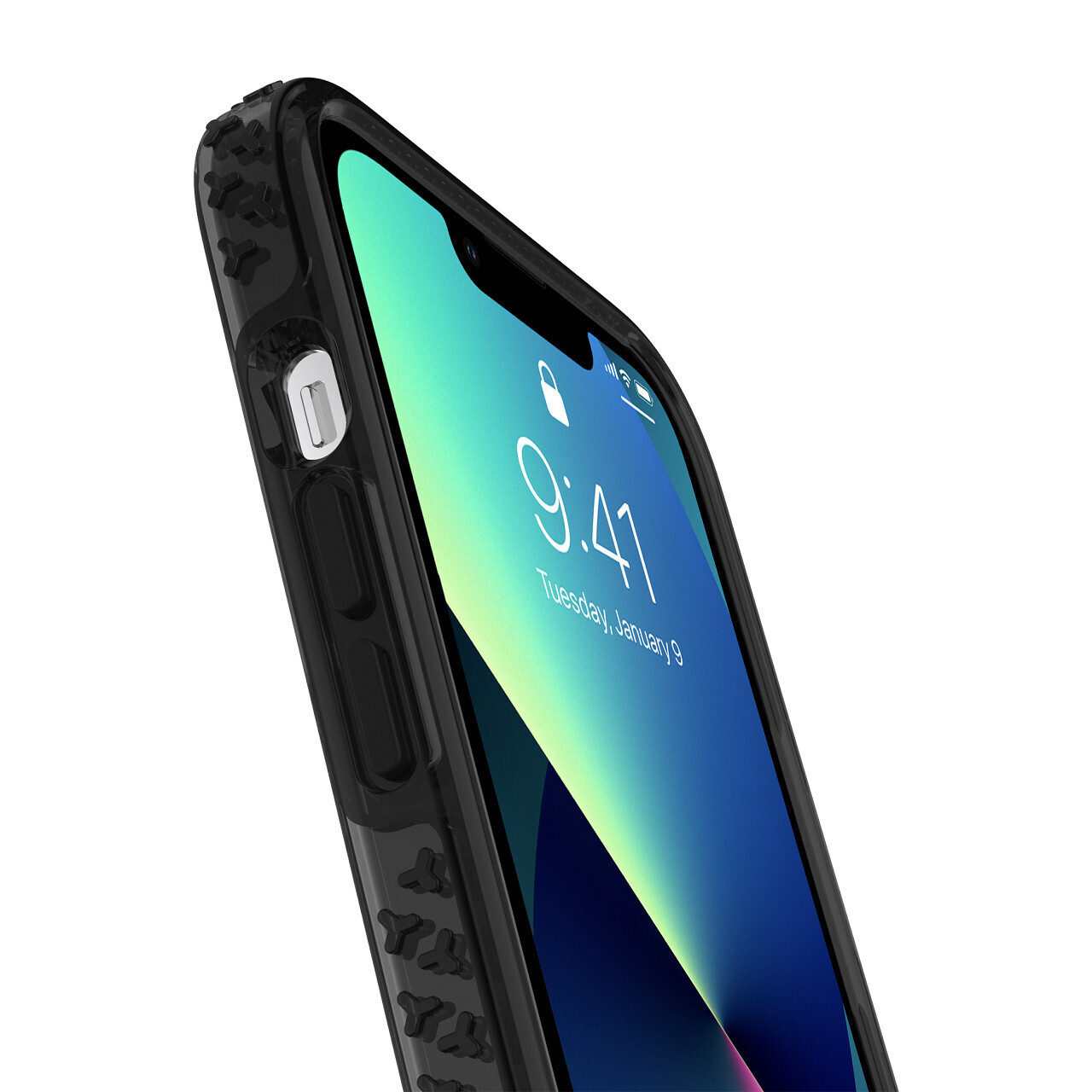 Incipio iPhone 13 Pro Max Grip, Black/Clear