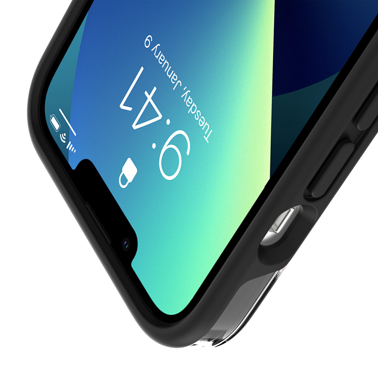 Incipio iPhone 13 Pro Slim, Black/Clear