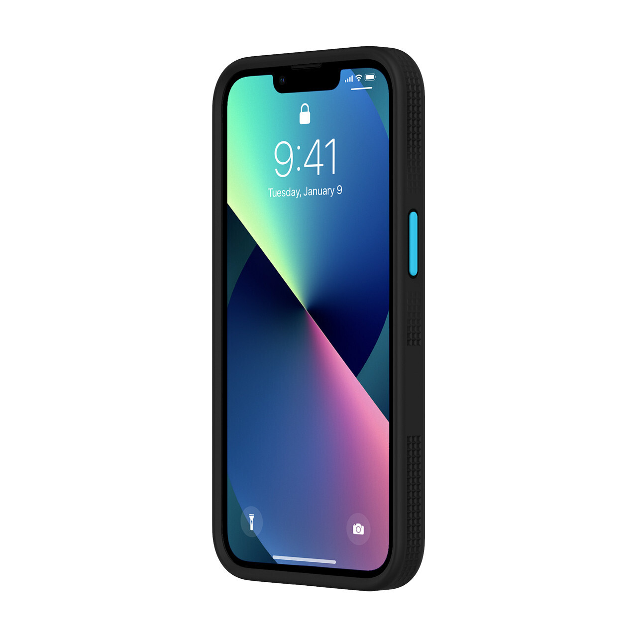 Incipio iPhone 13 Pro Optum, Black Oyster/Black/Electric Blue