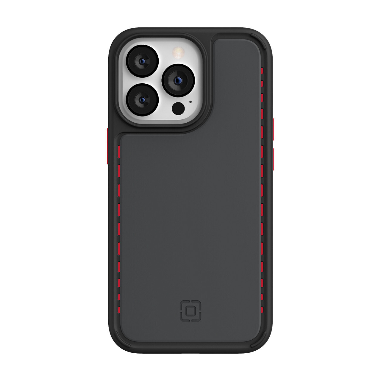 Incipio iPhone 13 Pro Optum, Meteor Gray/Raven Gray/Lava Red