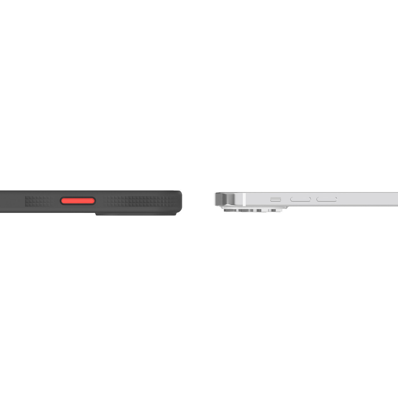 Incipio iPhone 13 Pro Optum, Meteor Gray/Raven Gray/Lava Red