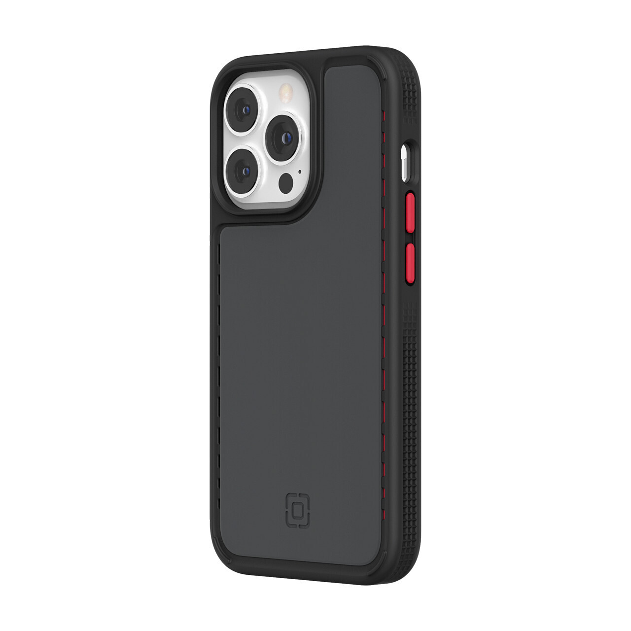 Incipio iPhone 13 Pro Optum, Meteor Gray/Raven Gray/Lava Red