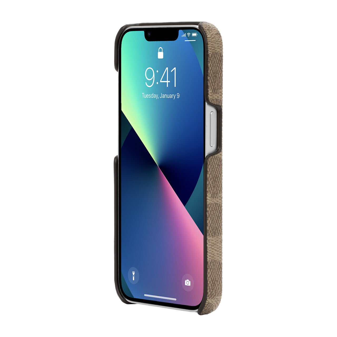 Coach iPhone 13 Slim Wrap, Signature C Khaki