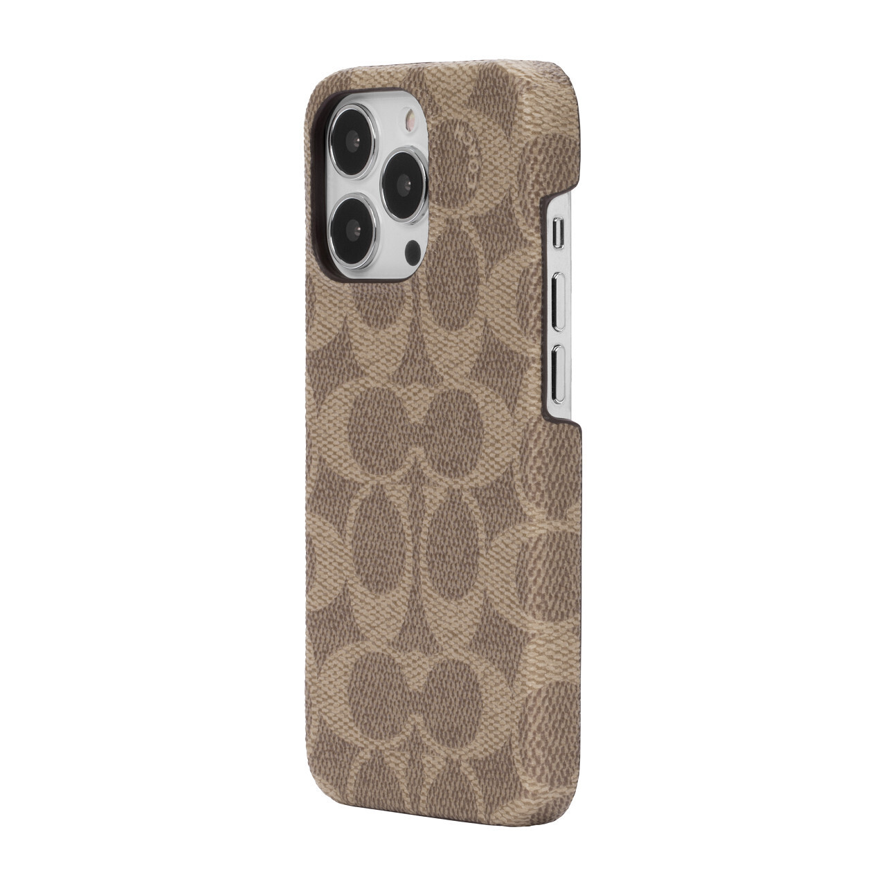 Coach iPhone 13 Pro Slim Wrap, Signature C Khaki