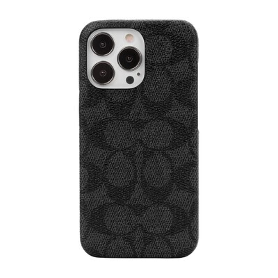 Coach iPhone 13 Pro Slim Wrap, Signature C Black - view 1