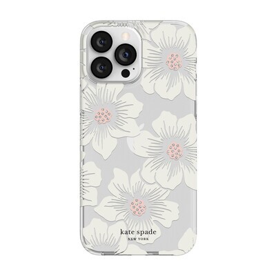 KSNY iPhone 13 Pro Max Hardshell, Hollyhock Floral Clear/Cream - view 1