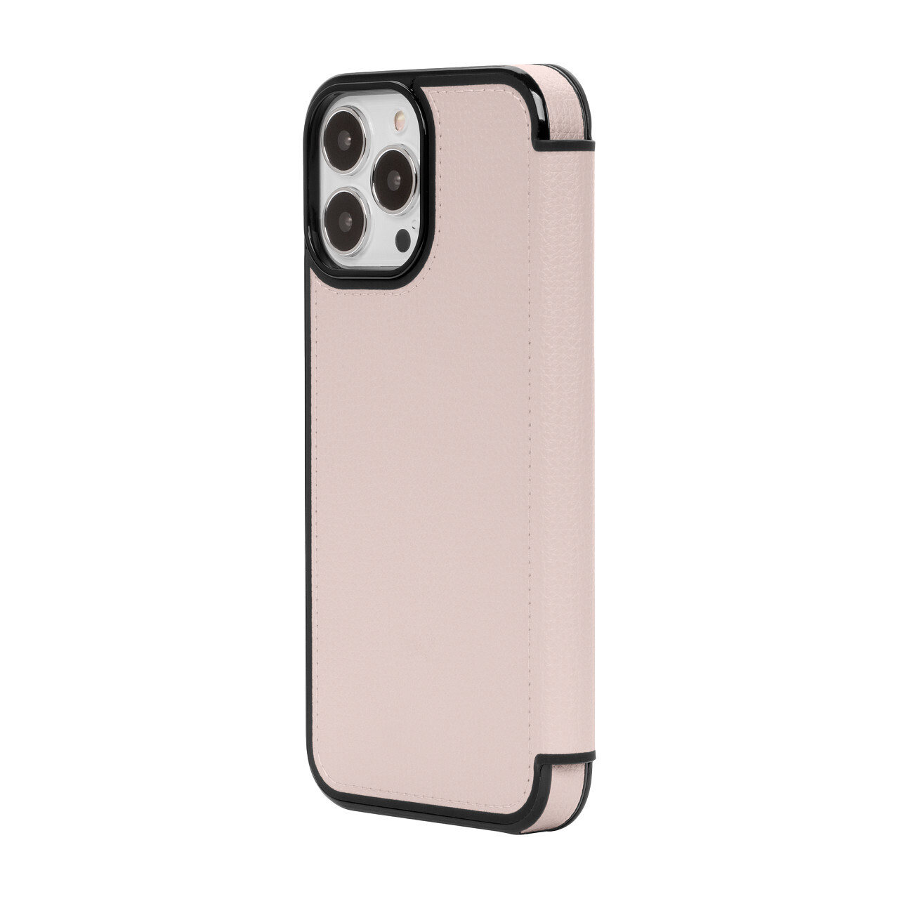 Kate Spade New York iPhone 13 Pro Folio, Pale Vellum/Black Border/Black Logo
