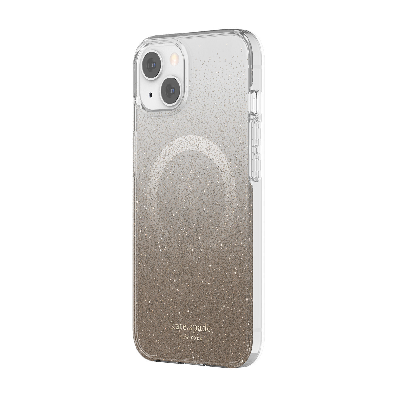 Kate Spade New York iPhone 13 Protective Hardshell Case for MagSafe, Champagne O