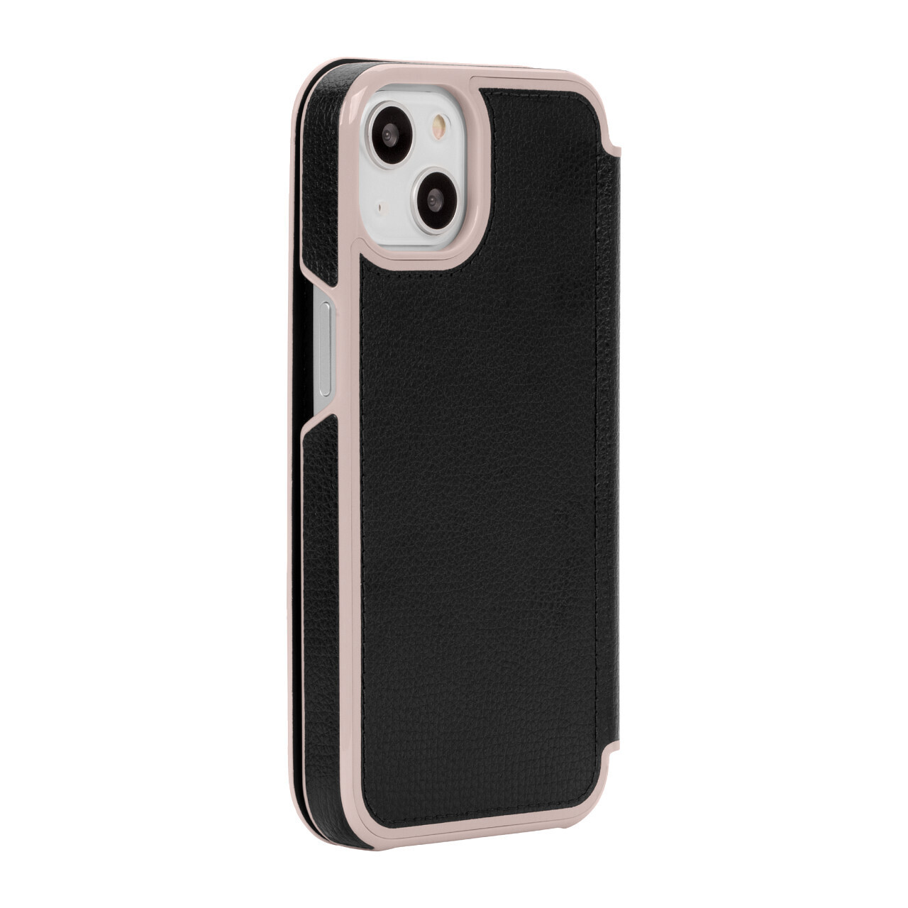 Kate Spade New York iPhone 13 Wrap, Black/Pale Vellum Bumper/Pale Vellum Logo