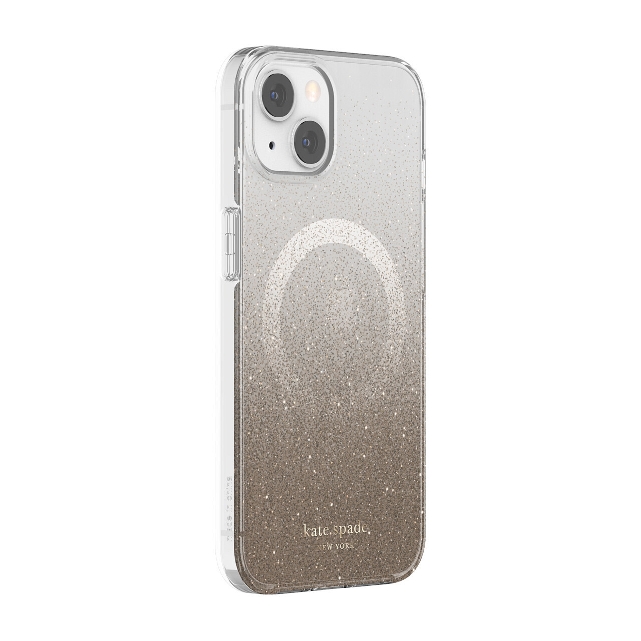 Kate Spade New York iPhone 13 Protective Hardshell Case for MagSafe, Champagne O