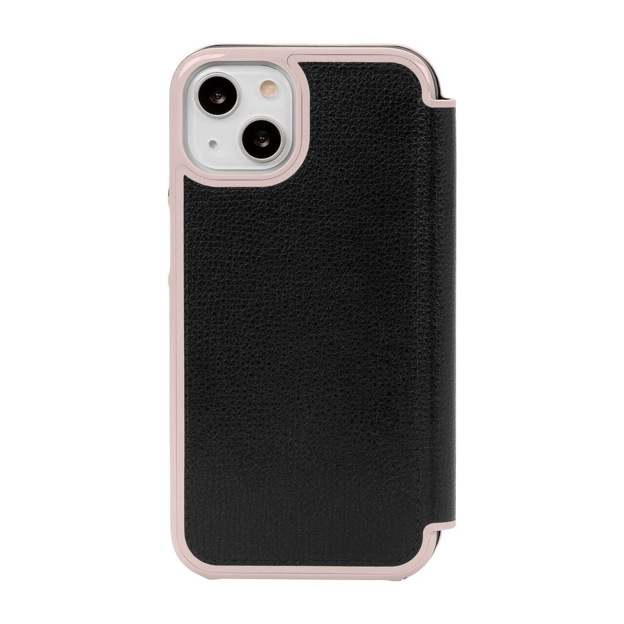 Kate Spade New York iPhone 13 Wrap, Black/Pale Vellum Bumper/Pale Vellum Logo